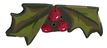 Large Holly Sprig